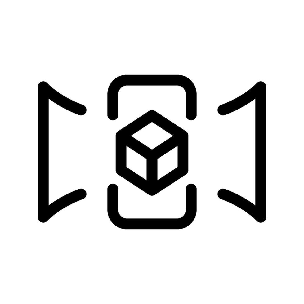 Augmented Reality Icon Symbol Design Illustration vector