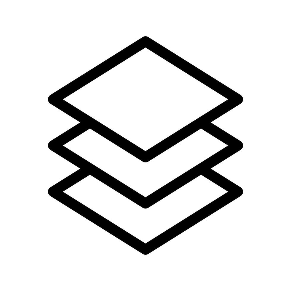 Layers Icon Symbol Design Illustration vector