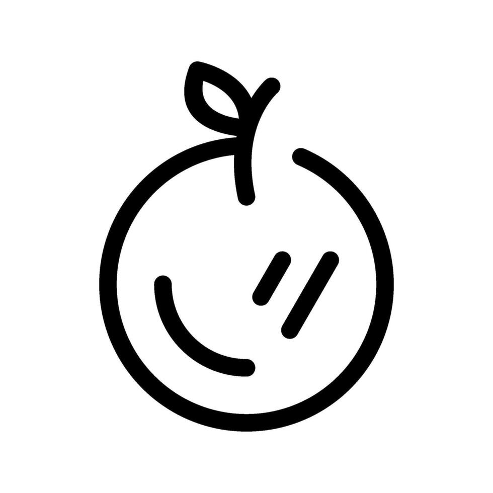 Tangerine Icon Symbol Design Illustration vector