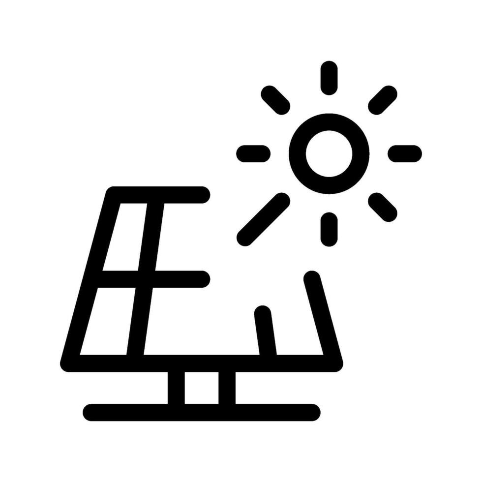 Solar Panel Icon Symbol Design Illustration vector