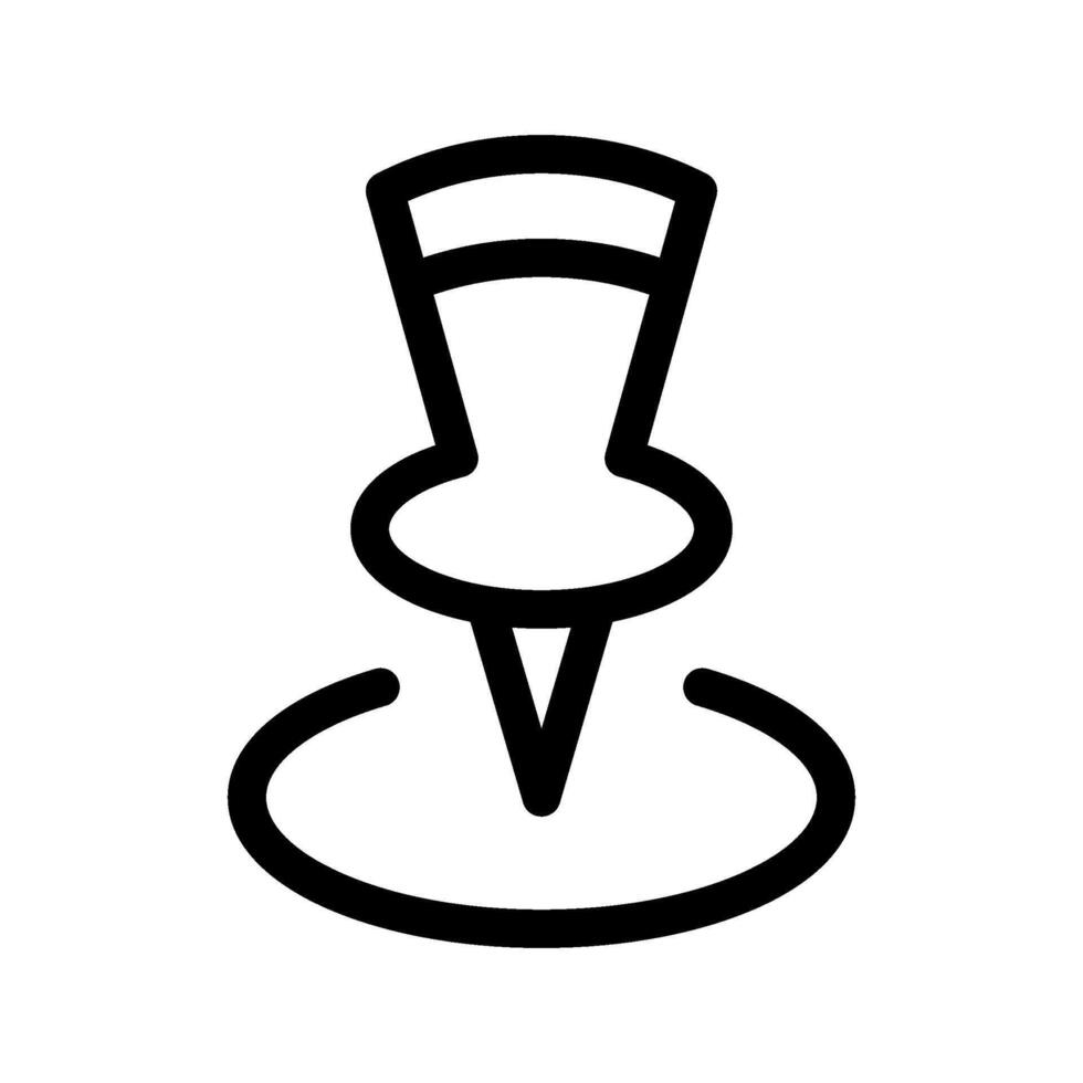 Pin Point Icon Symbol Design Illustration vector