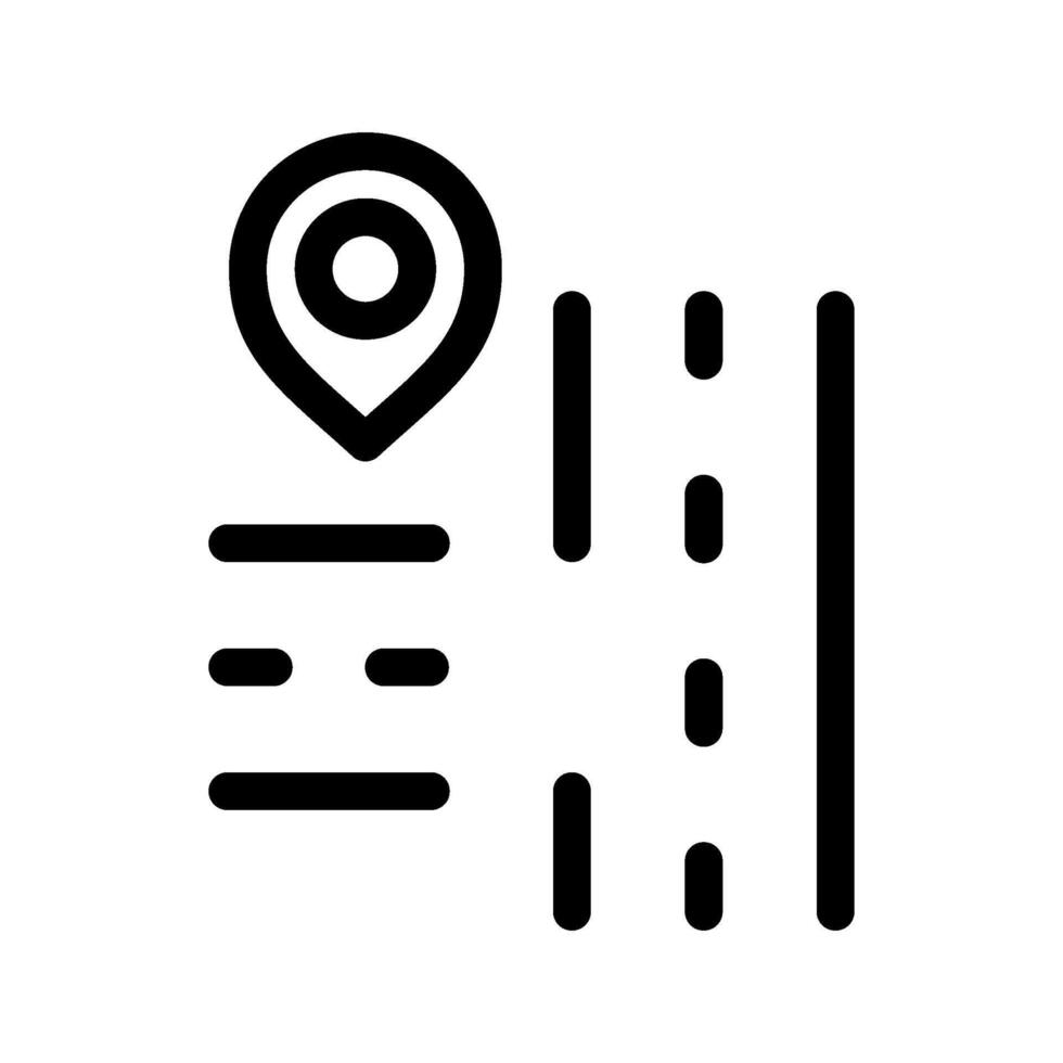 Road Map Icon Symbol Design Illustration vector