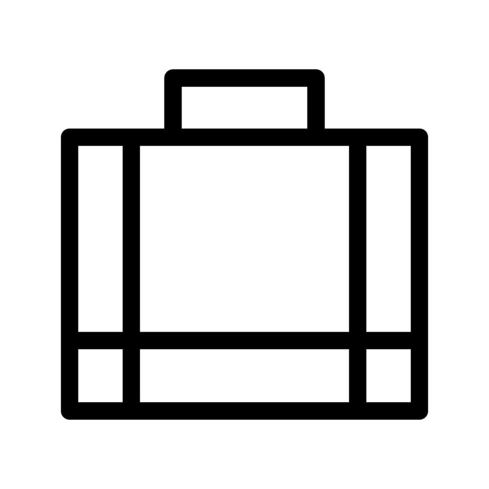 Suitcase Icon Symbol Design Illustration vector