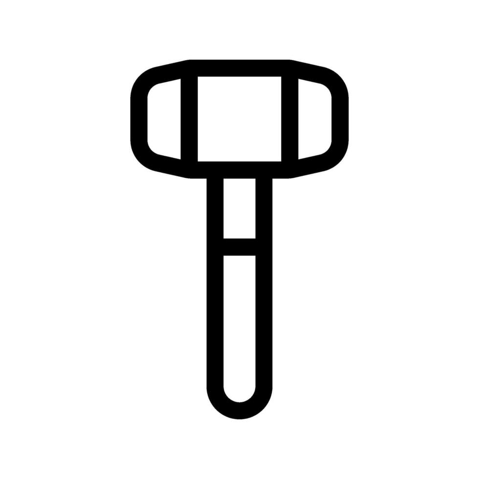 Hammer Icon Symbol Design Illustration vector