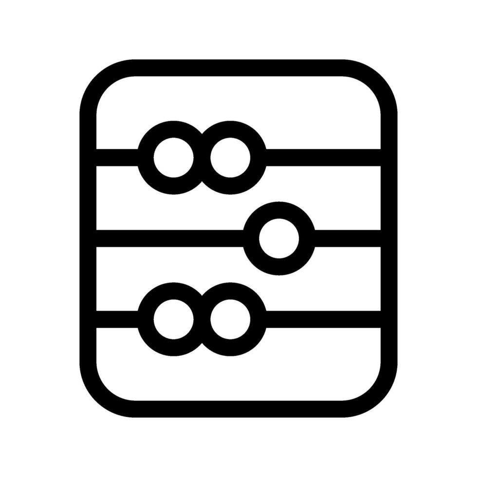 Abacus Icon Symbol Design Illustration vector