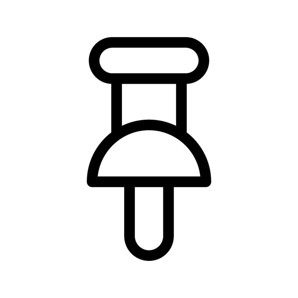 Pushpin Icon Symbol Design Illustration vector
