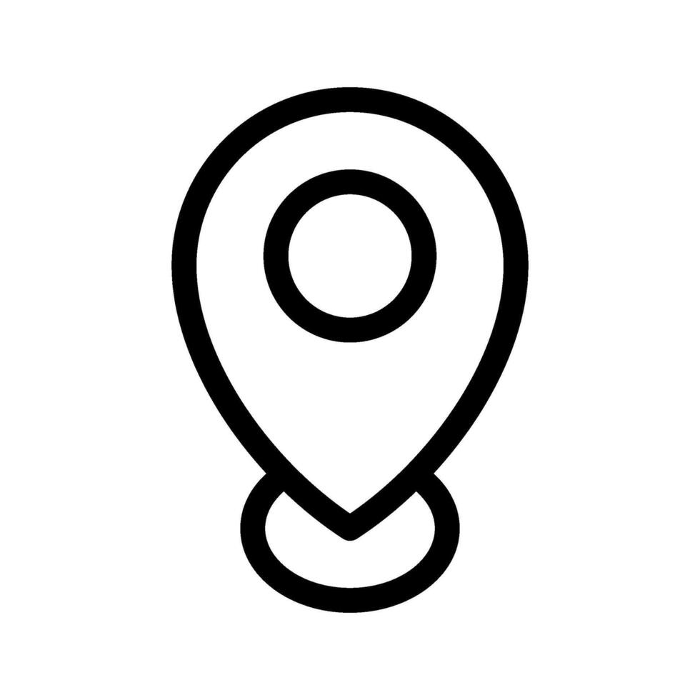 Pin Icon Symbol Design Illustration vector