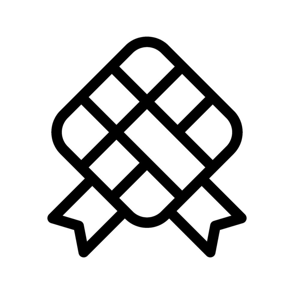 Ketupat Icon Symbol Design Illustration vector