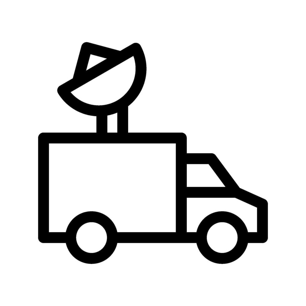 News Van Icon Symbol Design Illustration vector