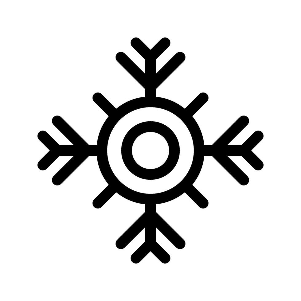 Snowflake Icon Symbol Design Illustration vector