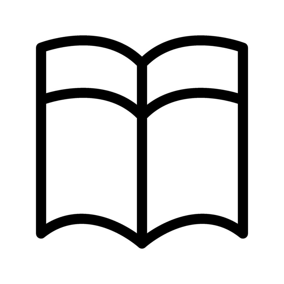 Open Book Icon Symbol Design Illustration vector