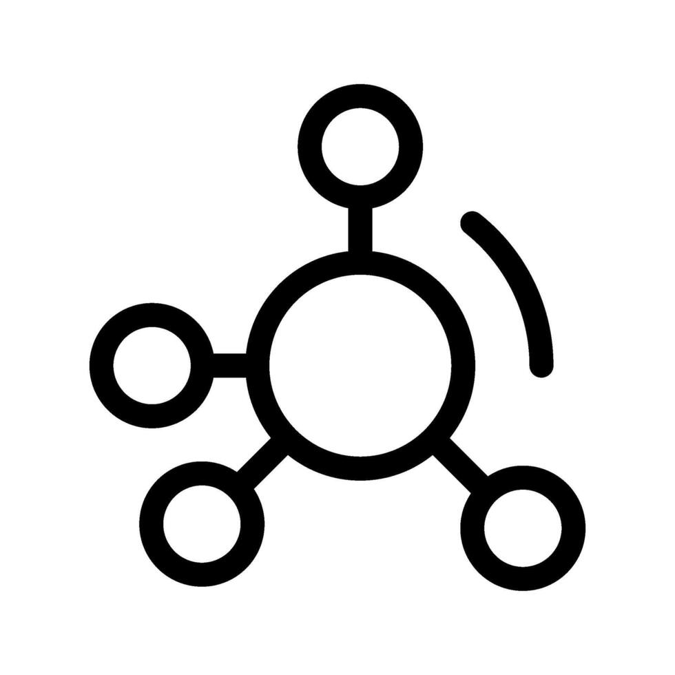 Molecule Icon Symbol Design Illustration vector