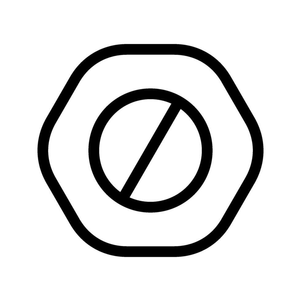 Nut Icon Symbol Design Illustration vector