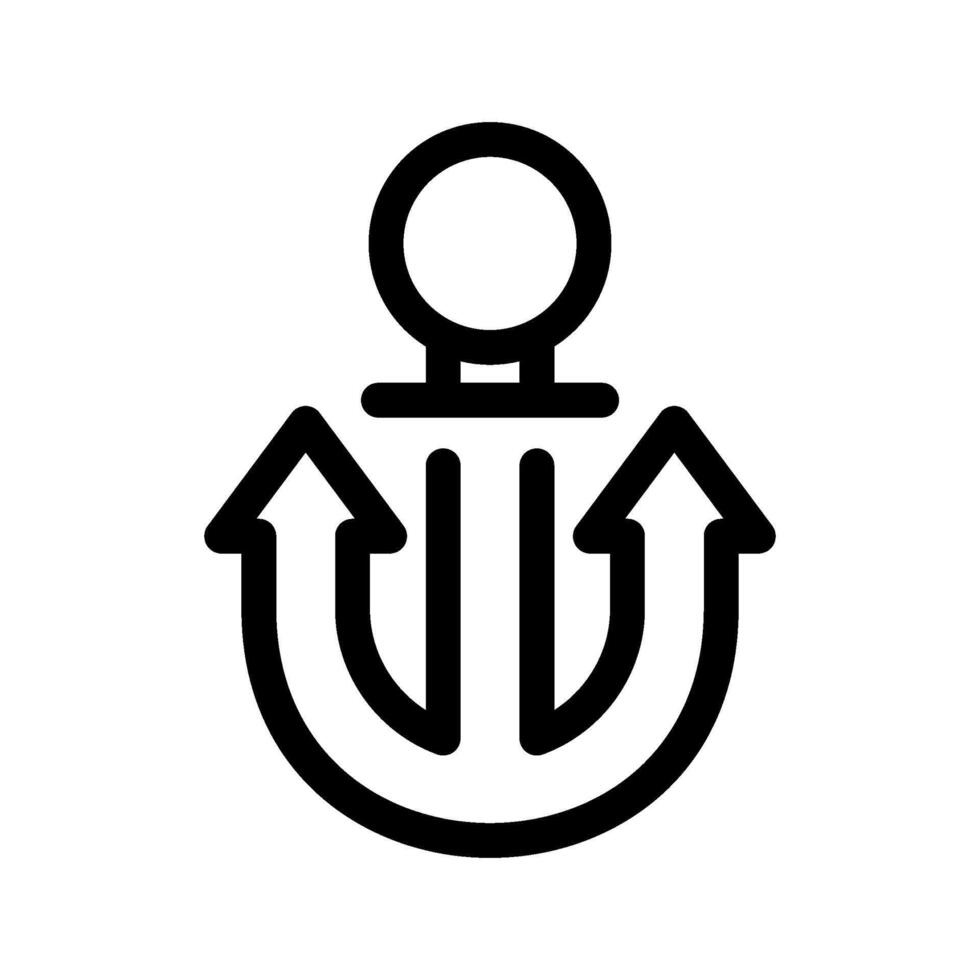 Anchor Icon Symbol Design Illustration vector