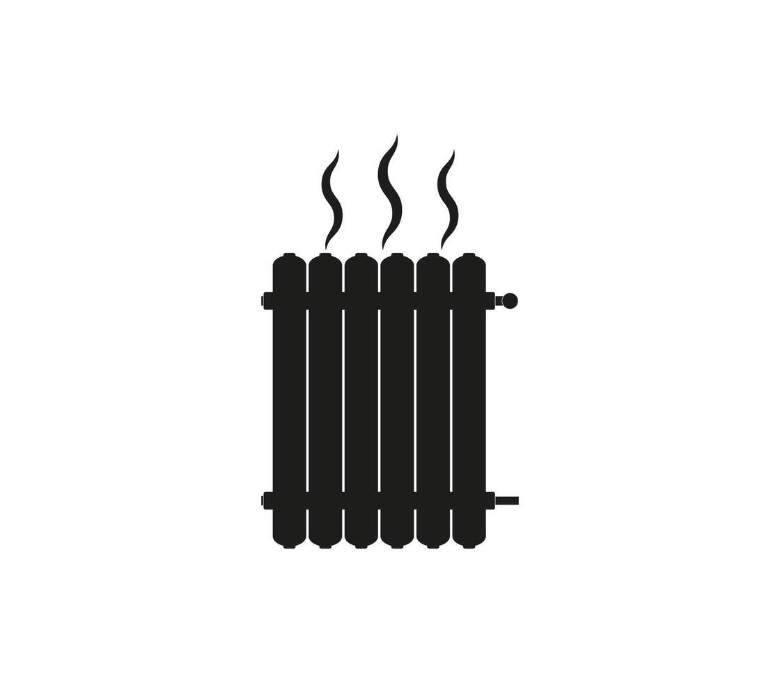 Heating, radiator icon. illustration. vector