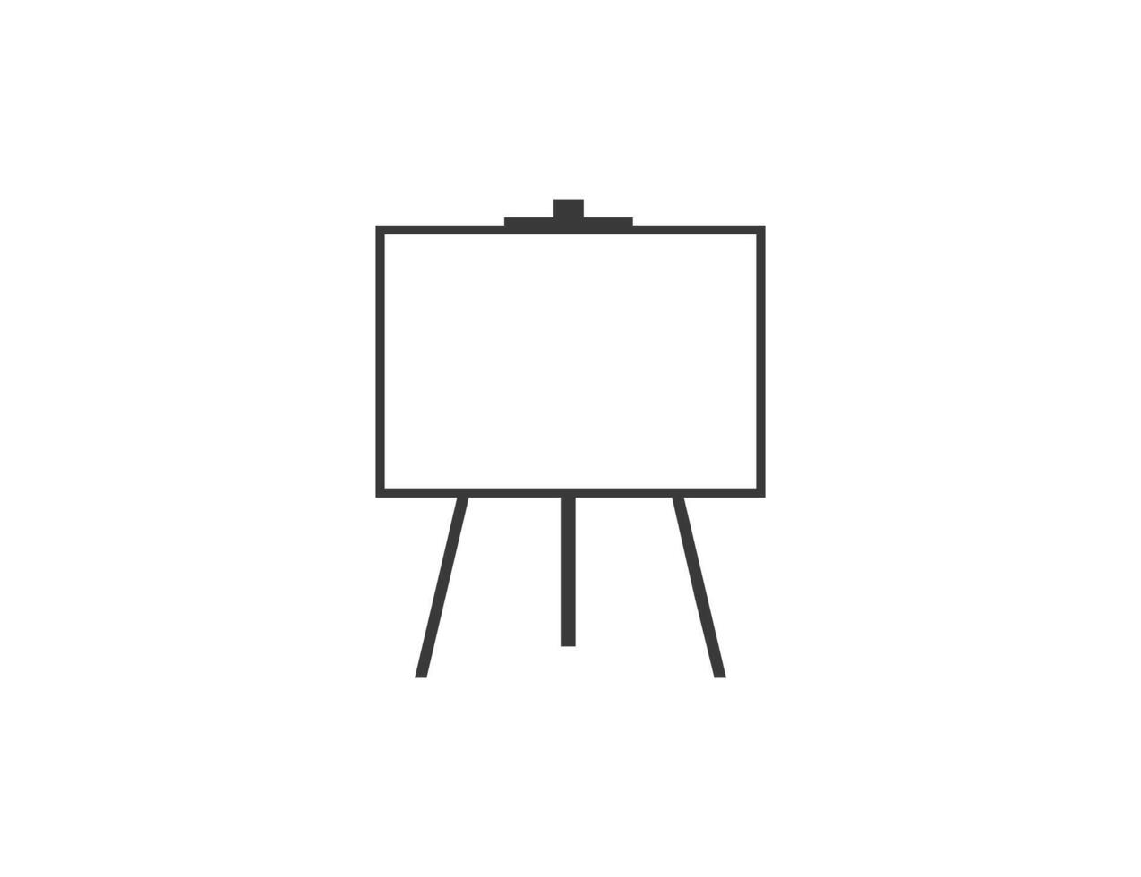 Easel, canvas icon. illustration. vector