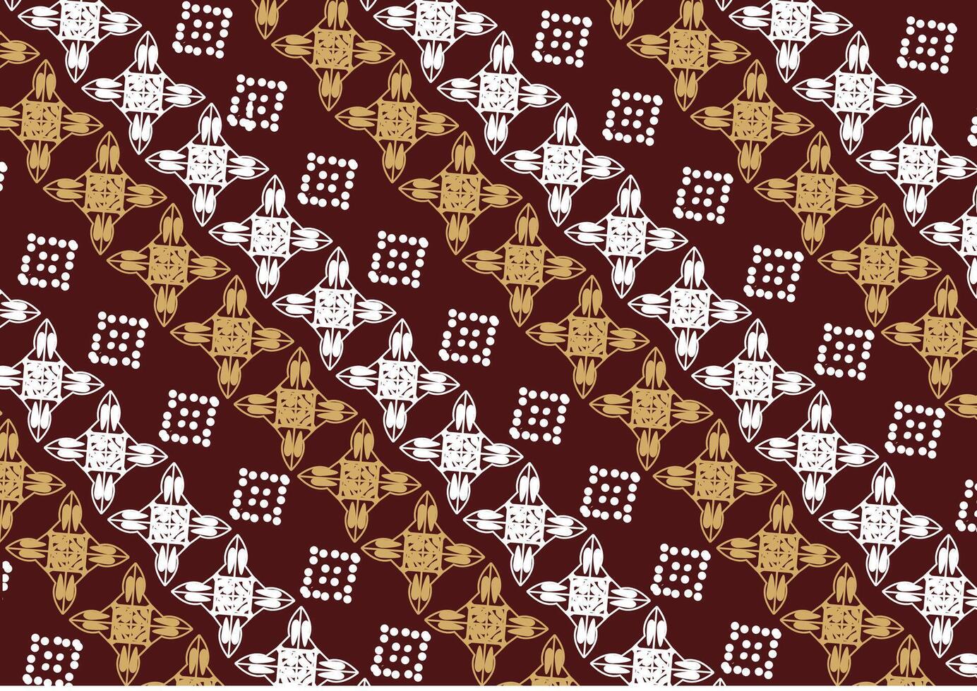 Indonesian batik motif, Batik is a technique of wax-resist dyeing applied to whole cloth, or cloth made using this technique originated from Indonesia vector