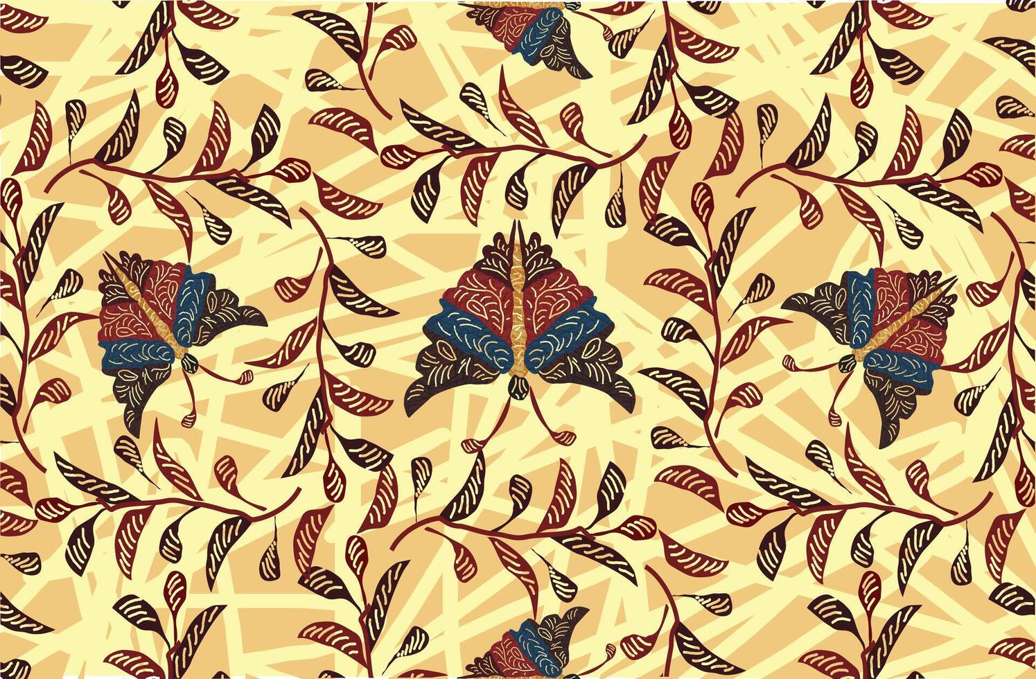 Indonesian batik motifs with very distinctive patterns. exclusive backgrounds. vector