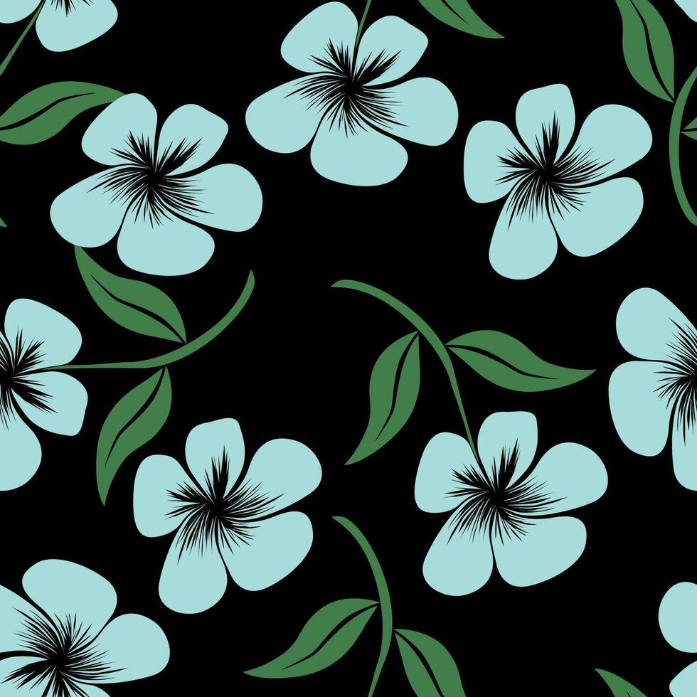 Small colorful flowers vector
