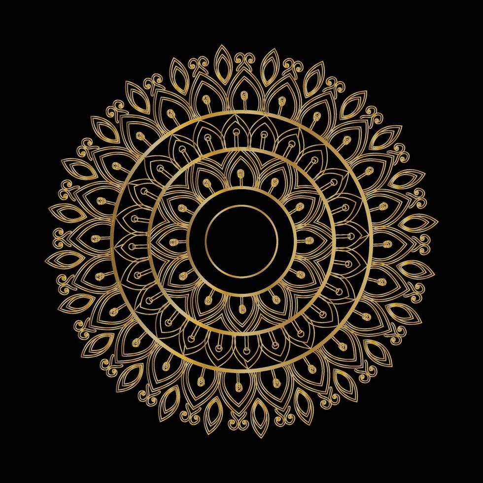Luxury mandala background vector