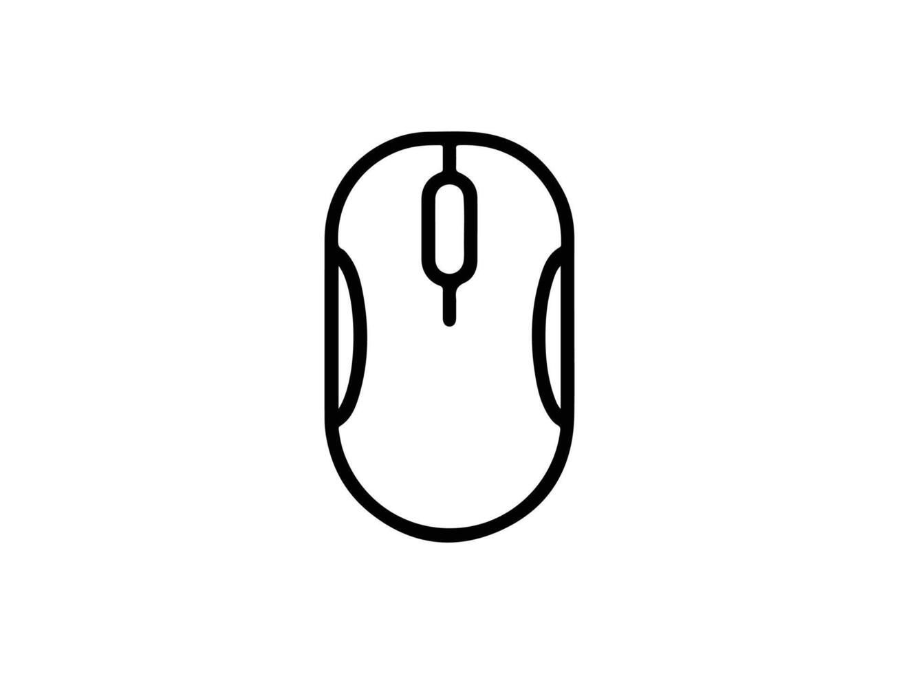 mouse icon free vector