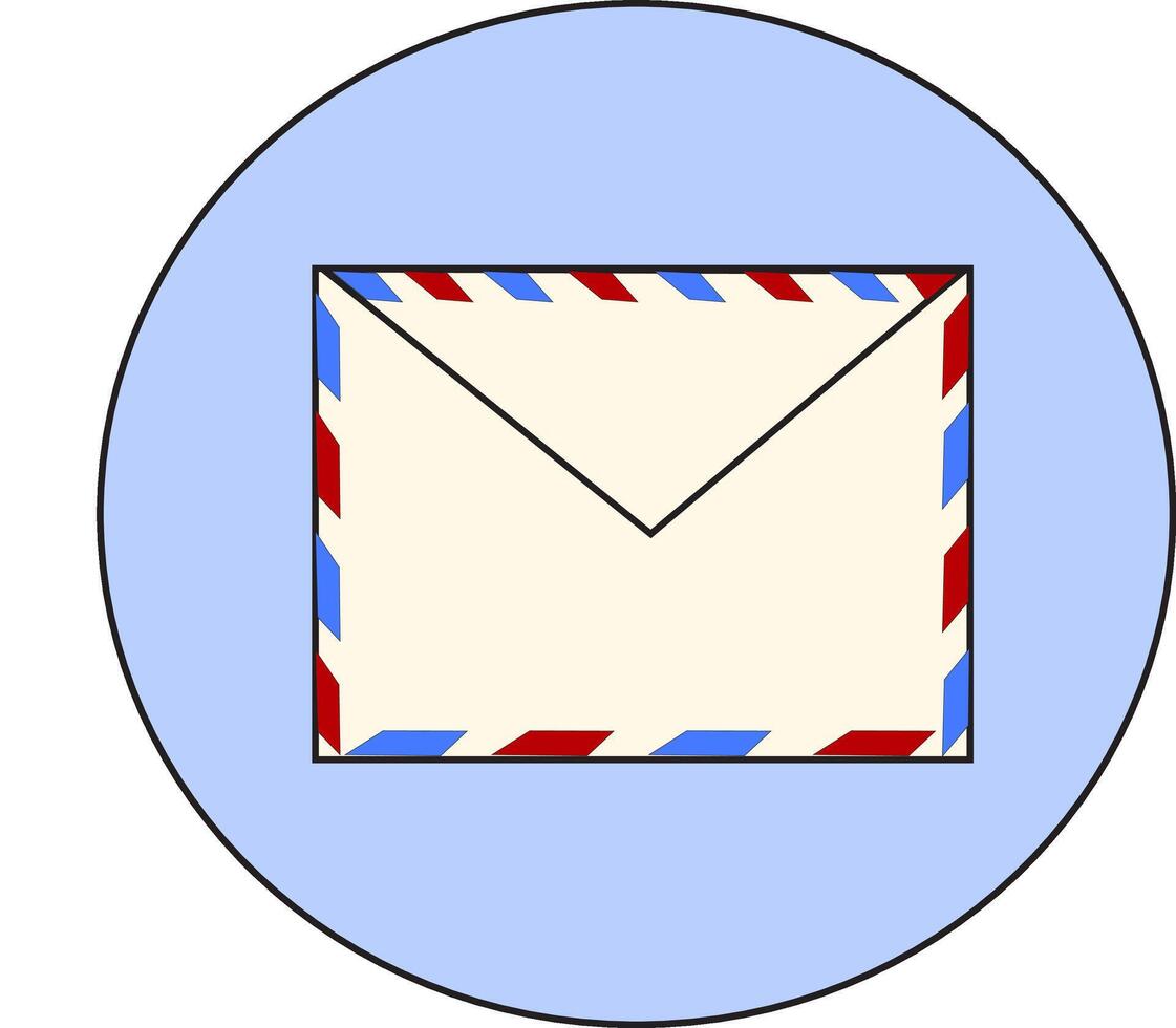 envelope with message, icon email, icon message vector