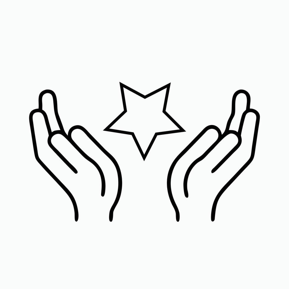 Outline icon value vector