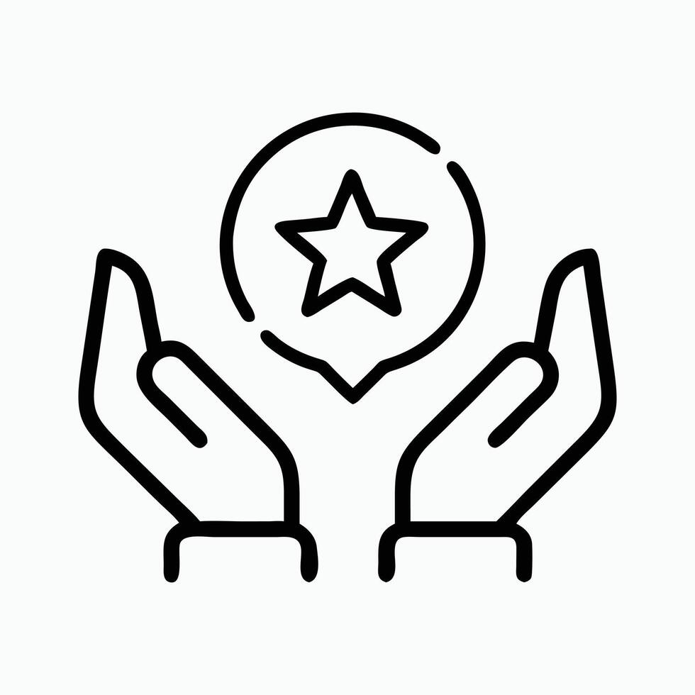 Return On Investment Line Icon vector