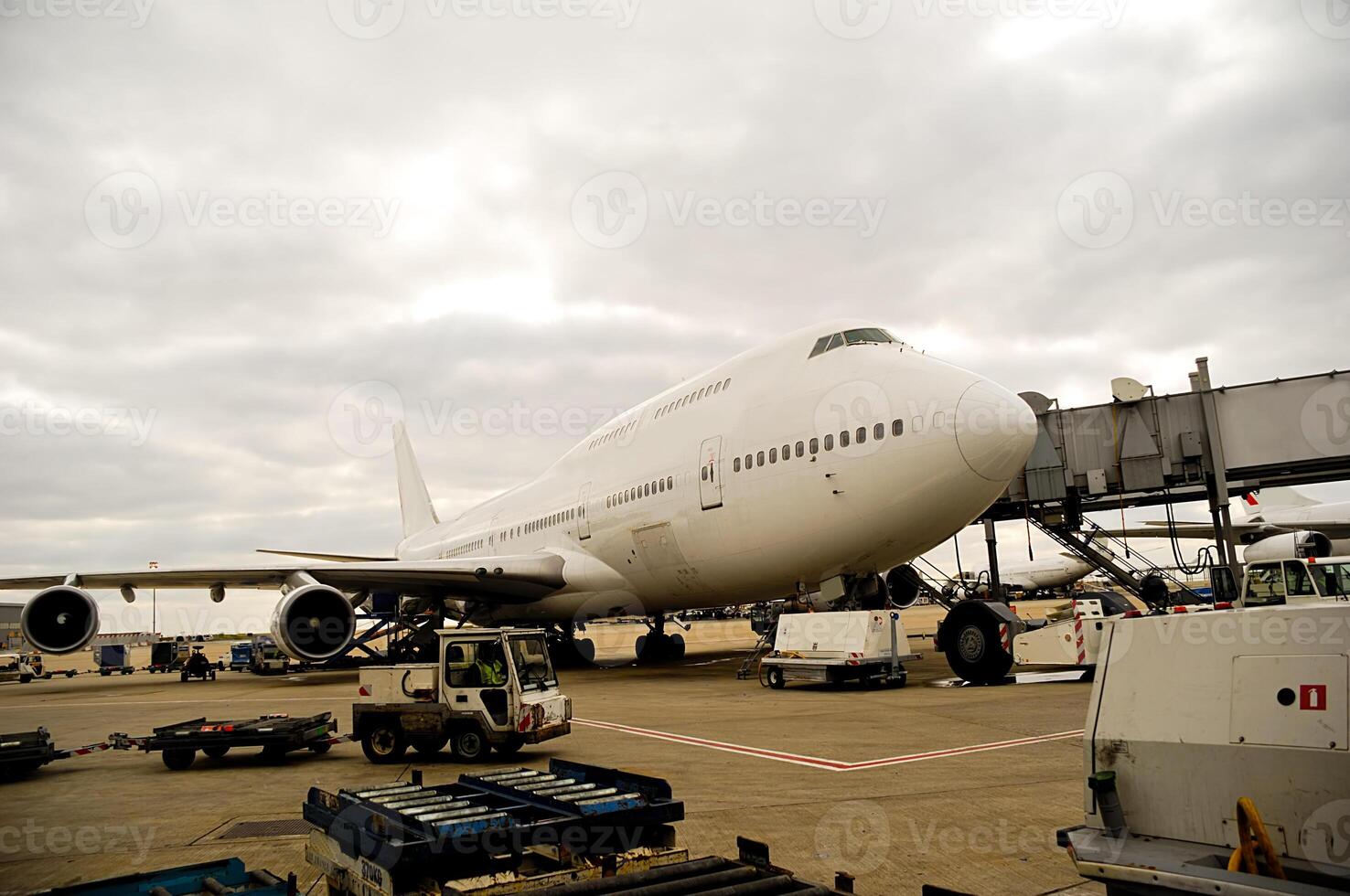 Plane in airport photo