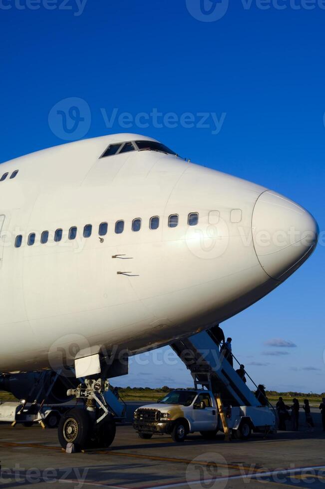 Plane in airport photo