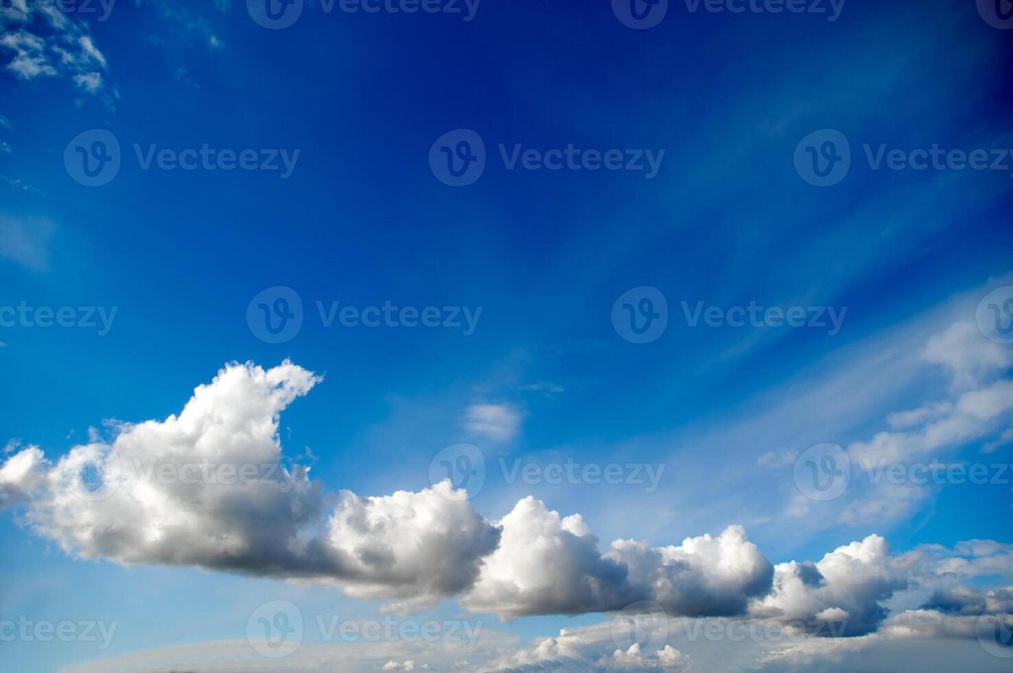 Blue sky and clouds photo