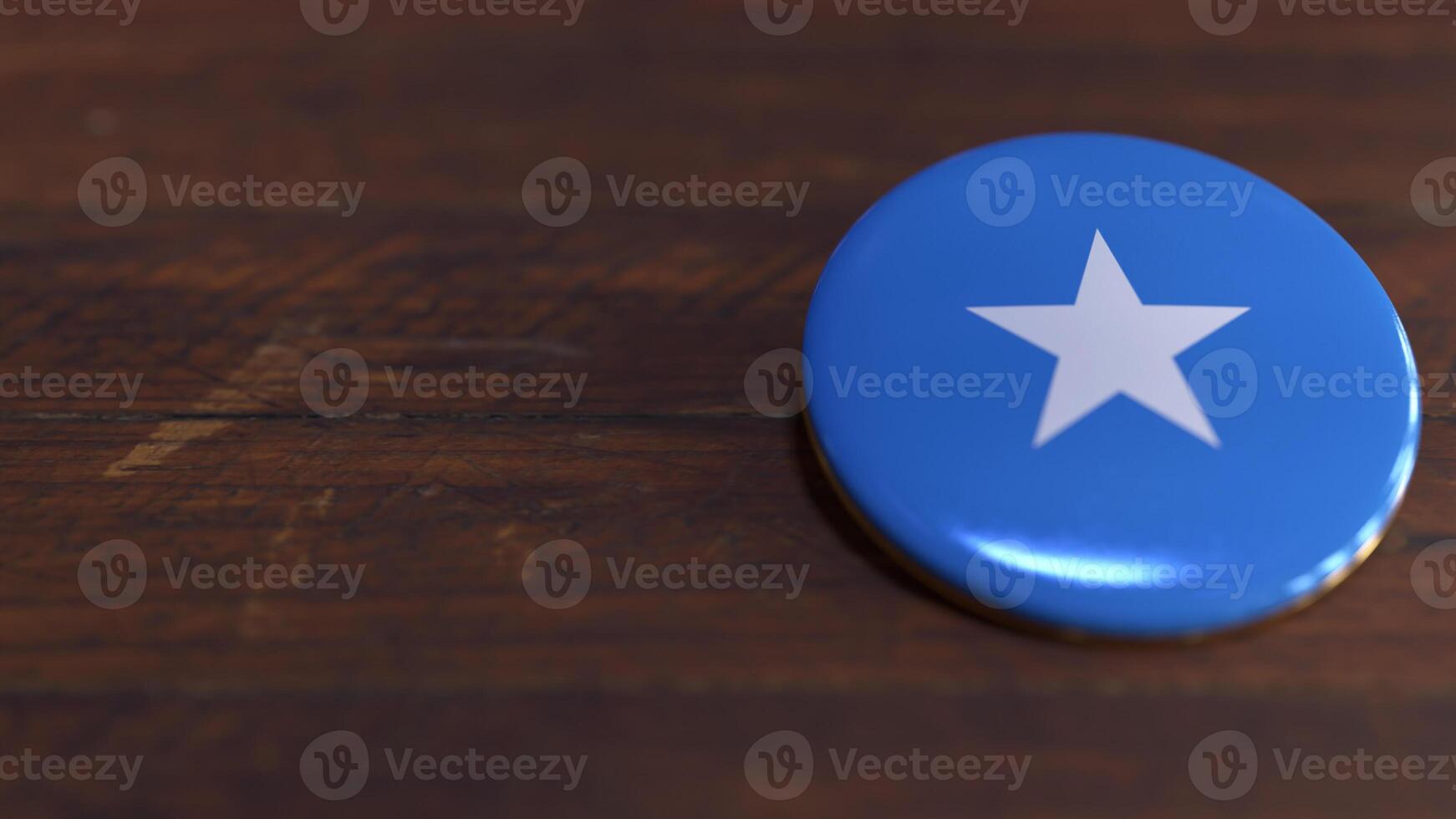 Voting Badge Featuring the Flag of Somalia photo