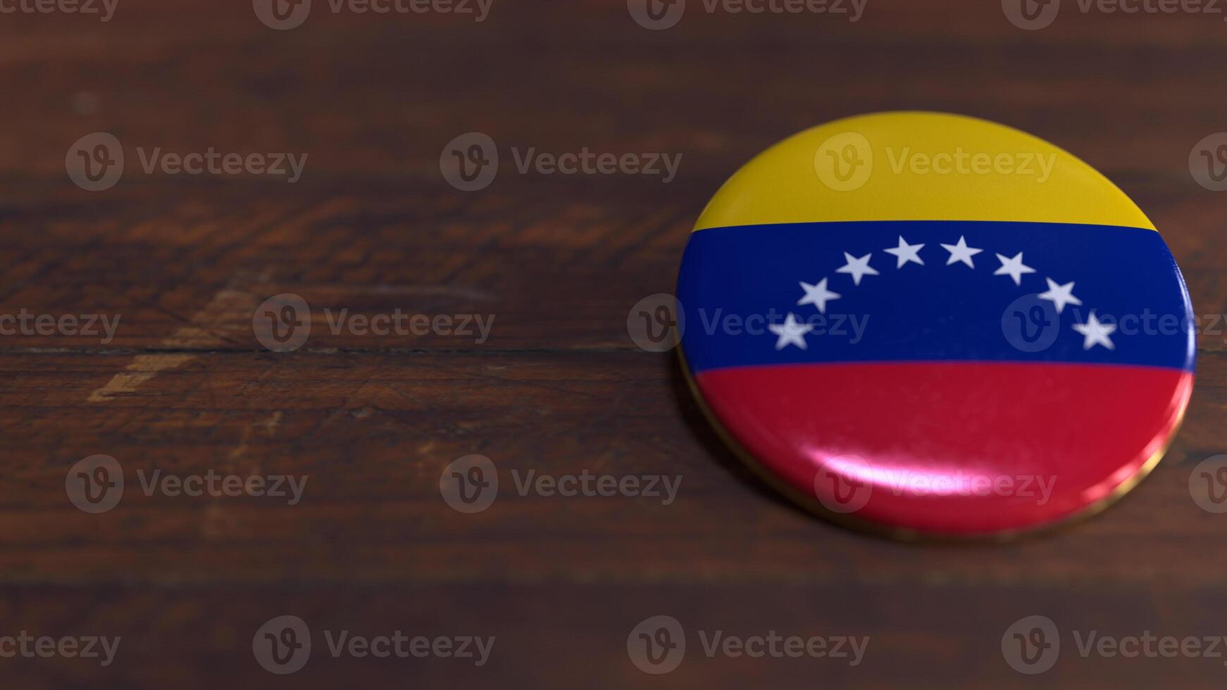 Voting Badge Featuring the Flag of Venezuela photo