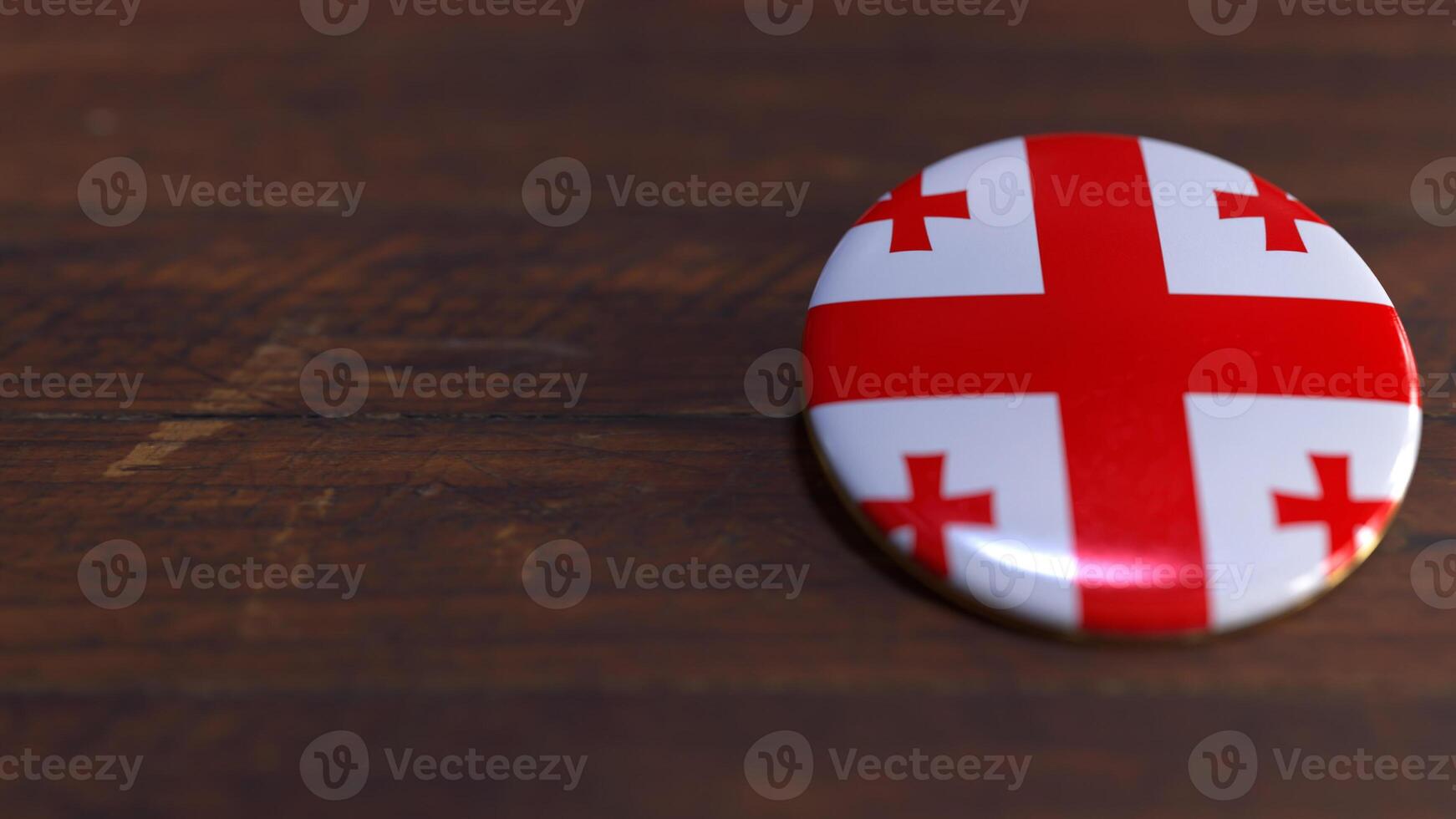 Voting Badge Featuring the Flag of Georgia photo