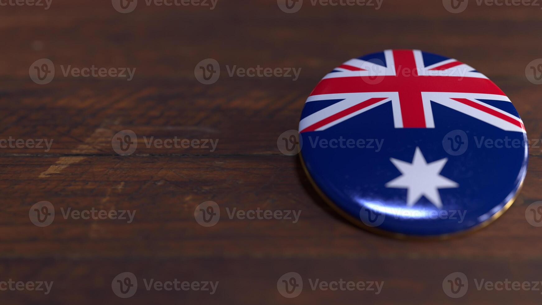 Voting Badge Featuring the Flag of Australia photo