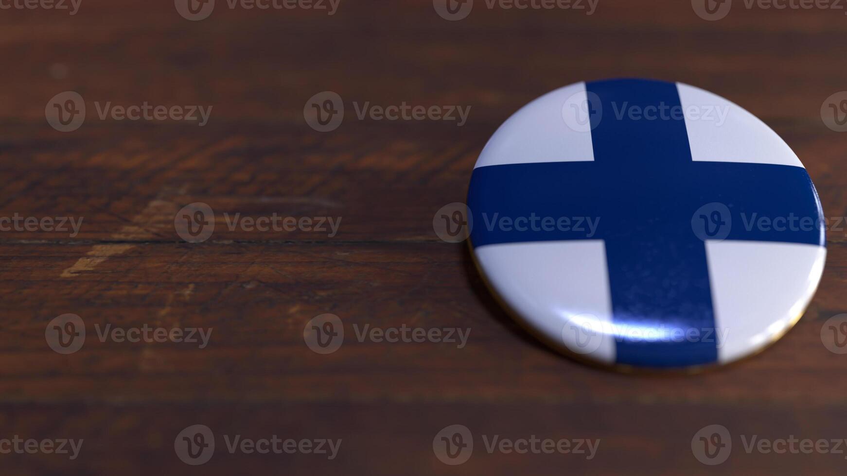 Voting Badge Featuring the Flag of Finland photo