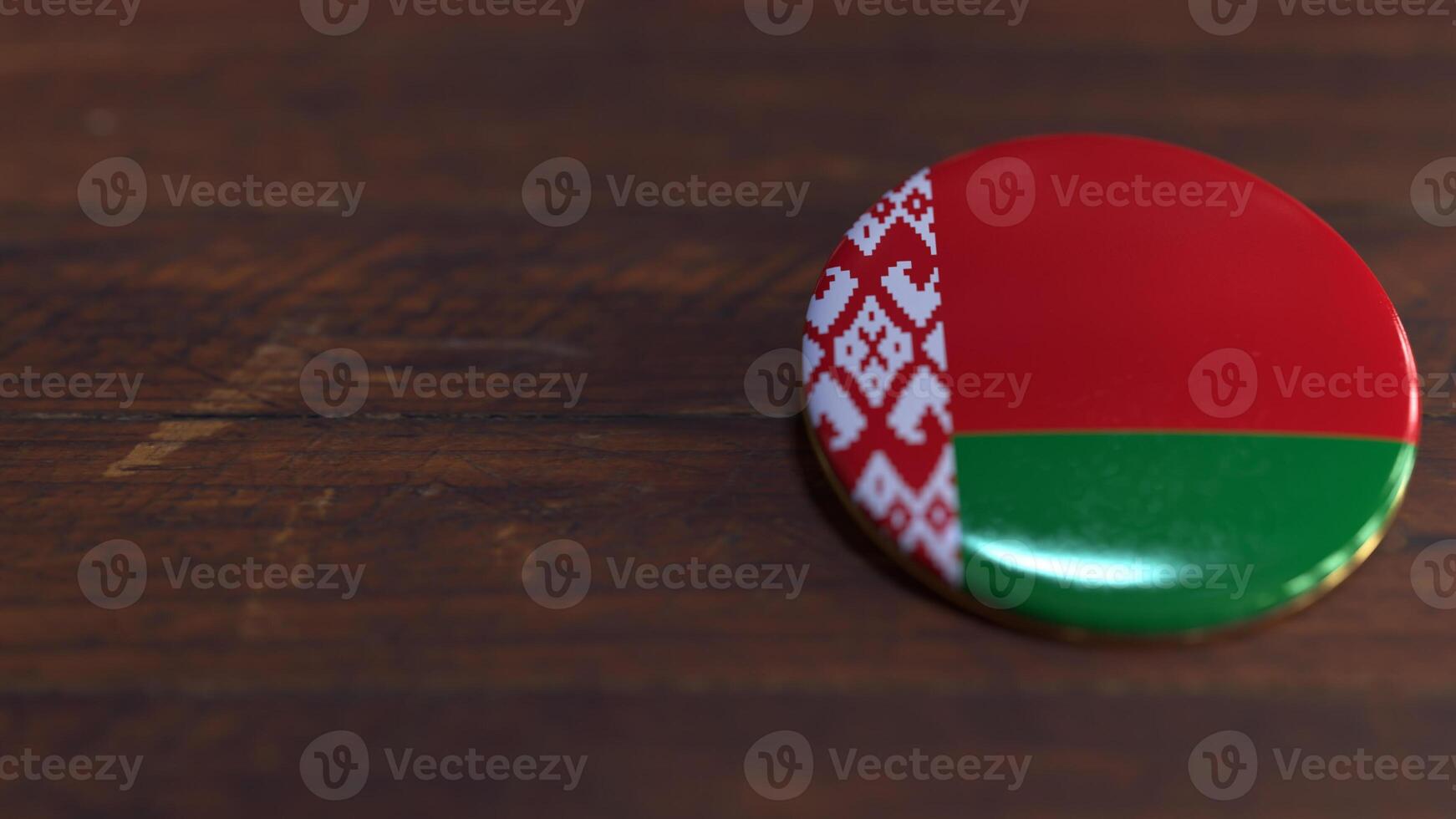 Voting Badge Featuring the Flag of Belarus photo