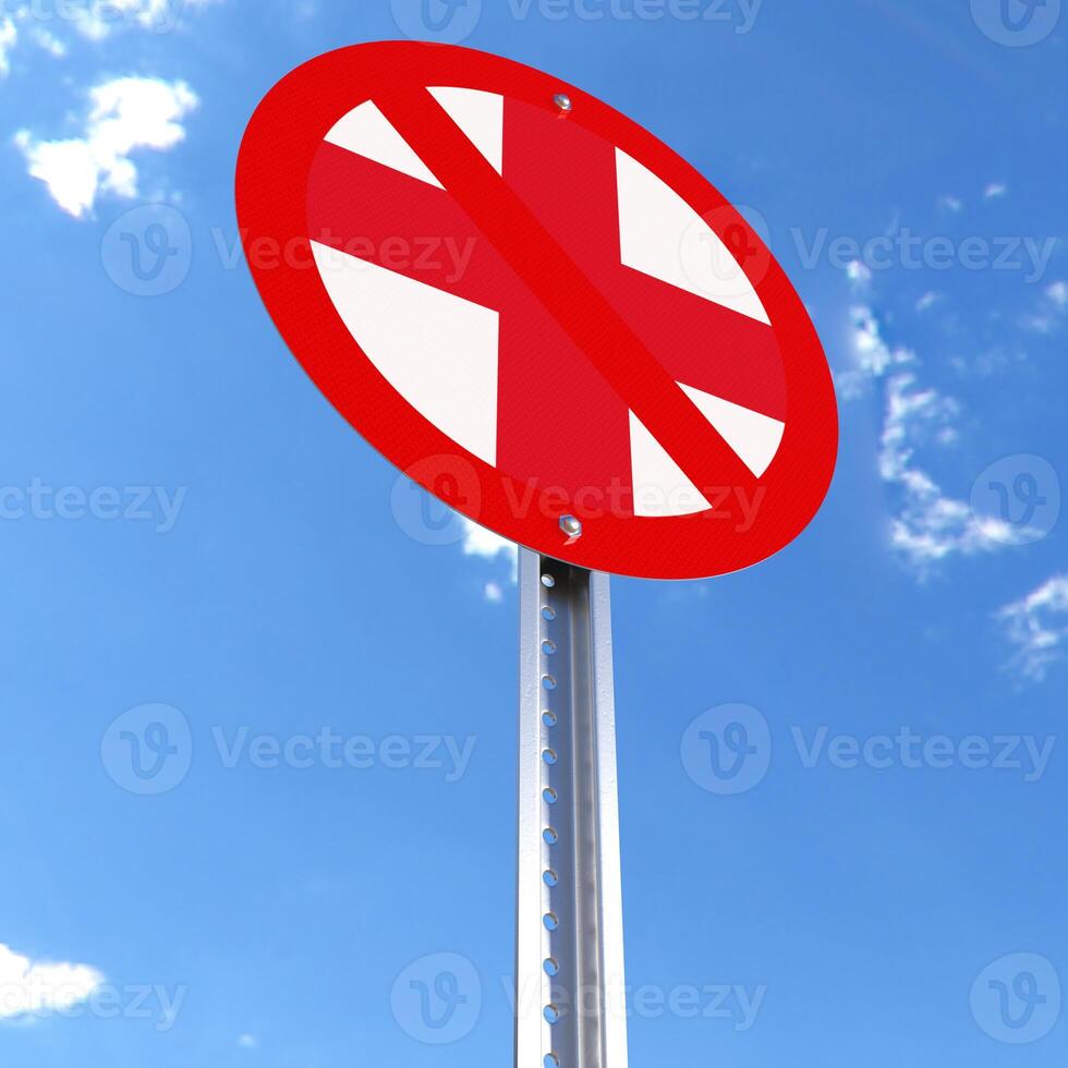 Do Not Enter sign with the flag of England photo