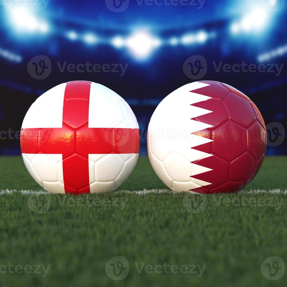 England vs. Qatar Soccer Match photo