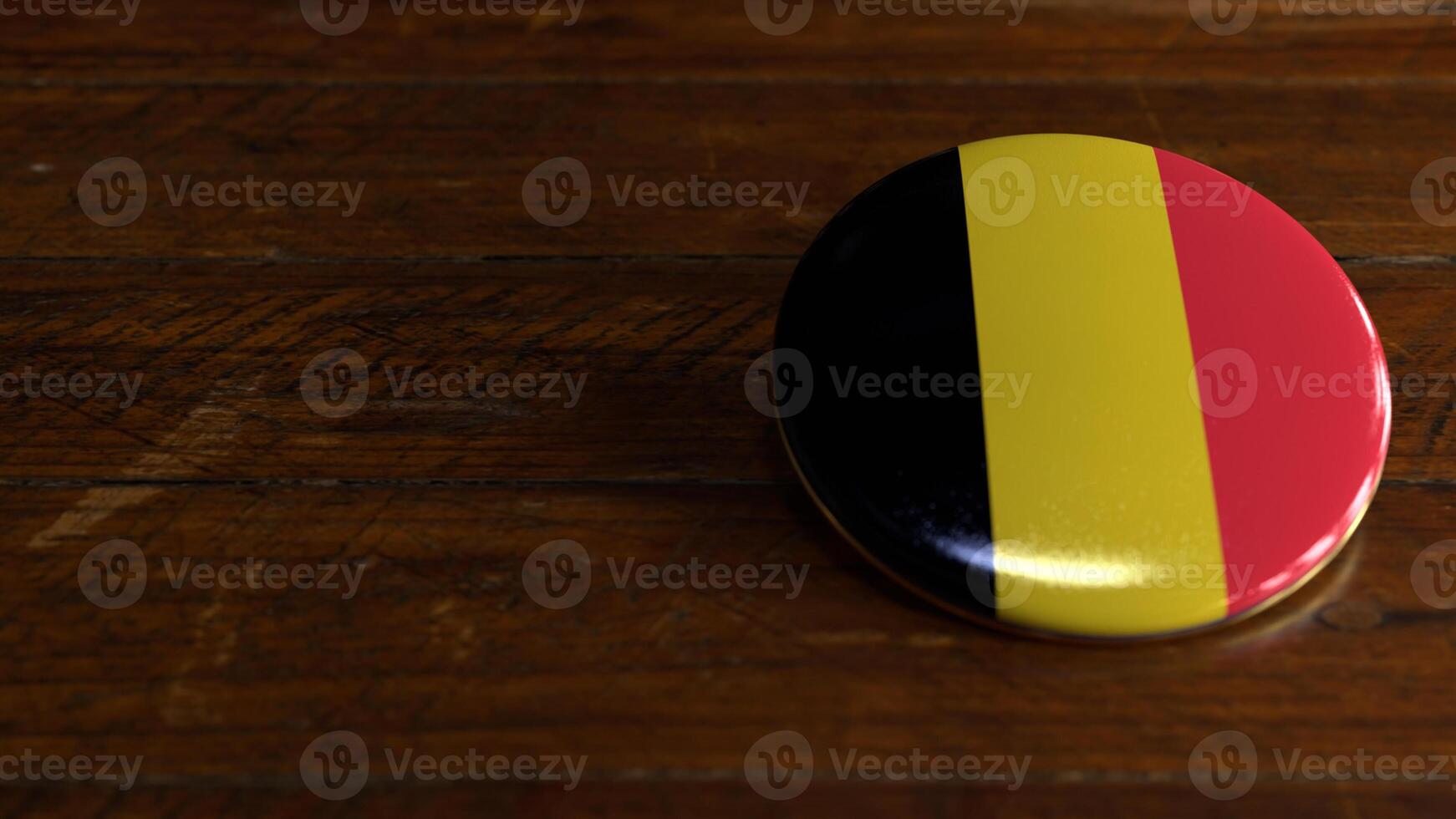 Belgium Flag-Themed Voting Badge photo