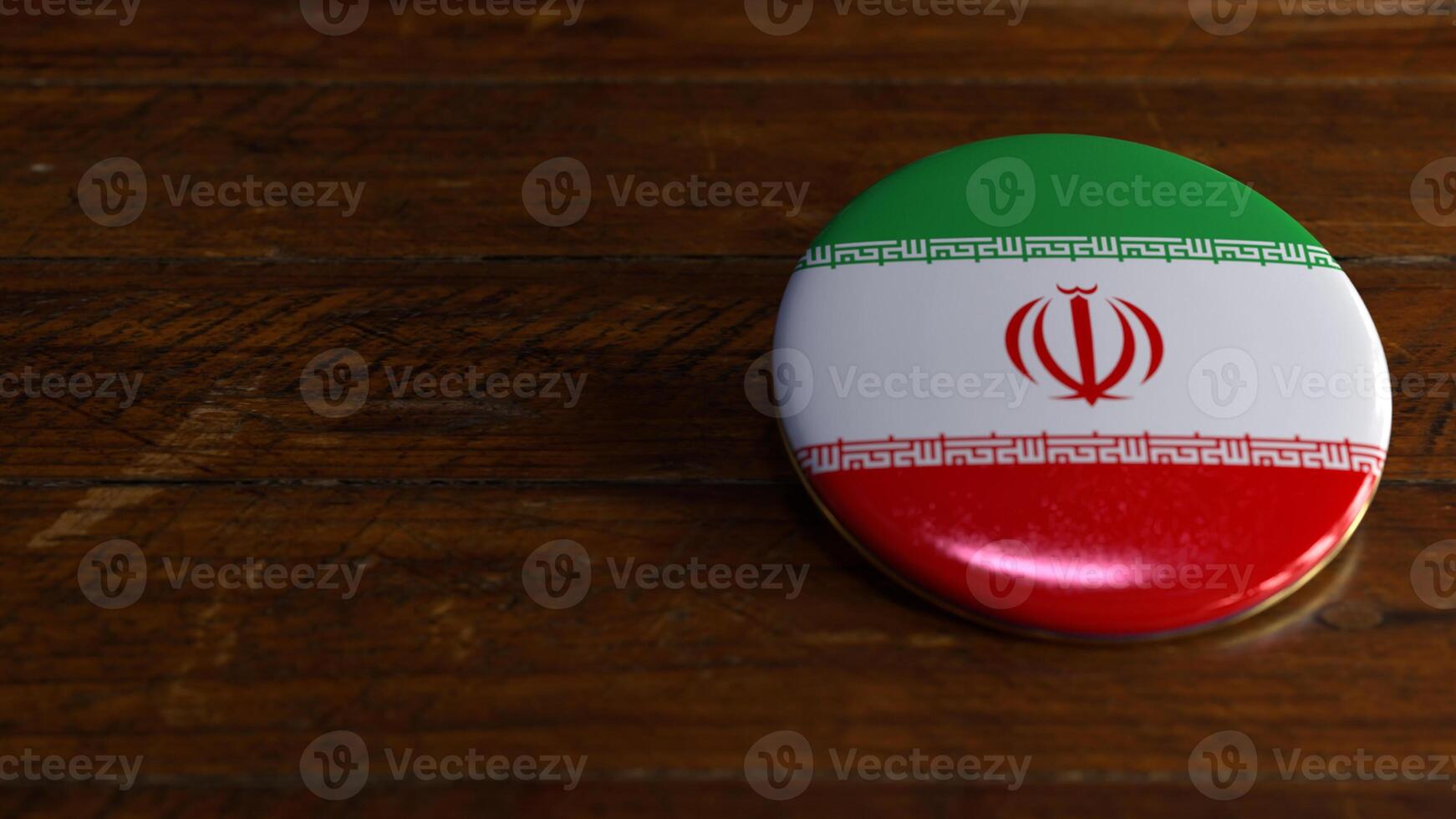 Iran Flag-Themed Voting Badge photo