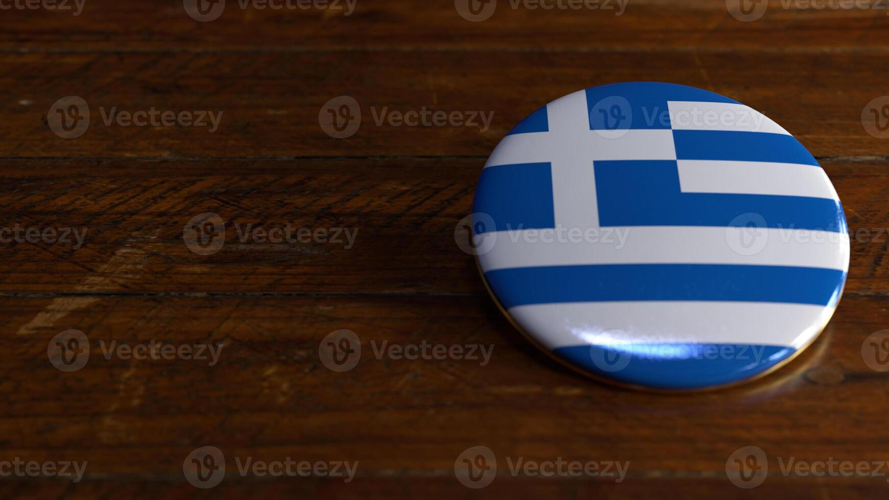 Flag-Themed Voting Badge photo