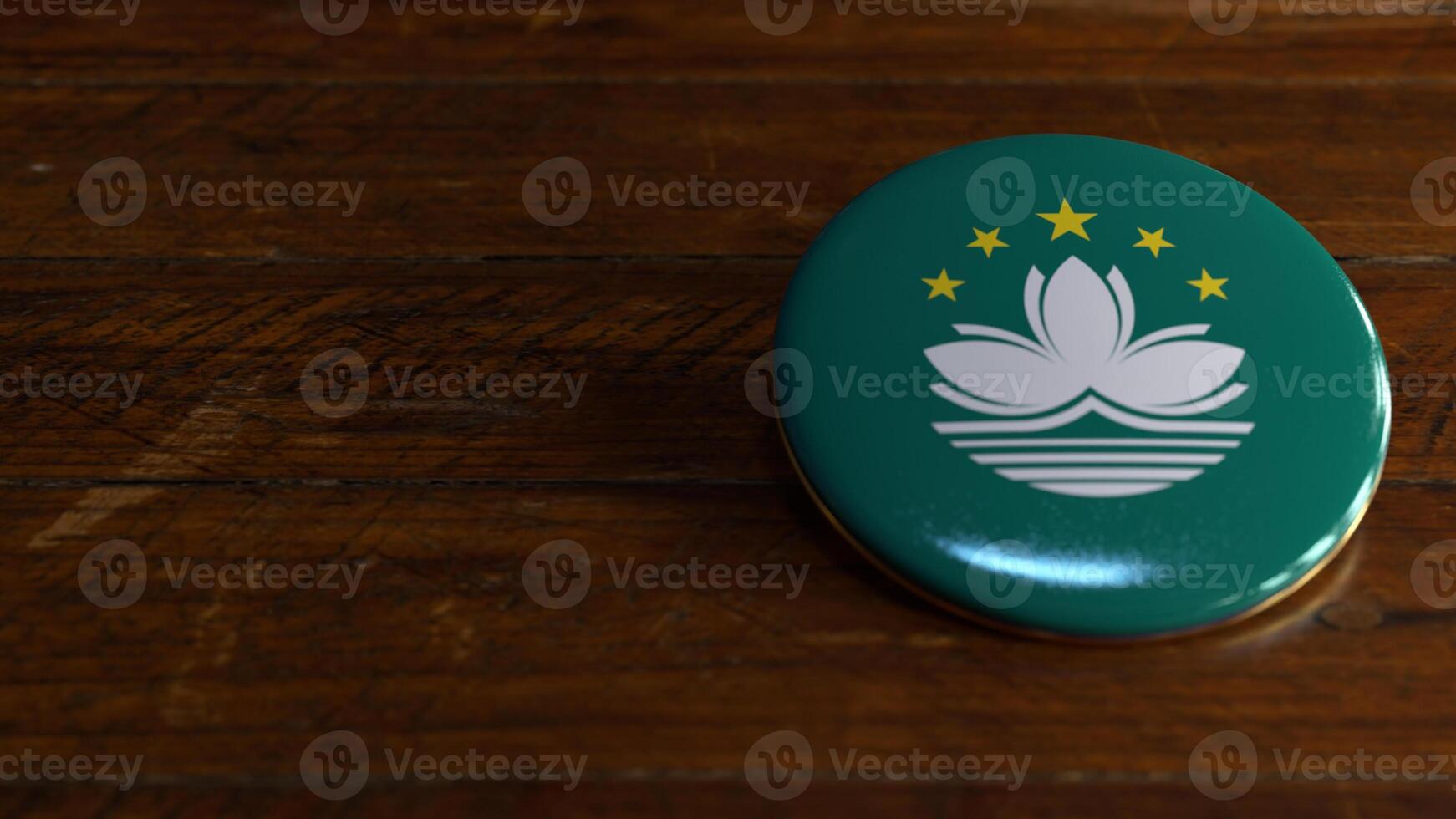 Macau Flag-Themed Voting Badge photo