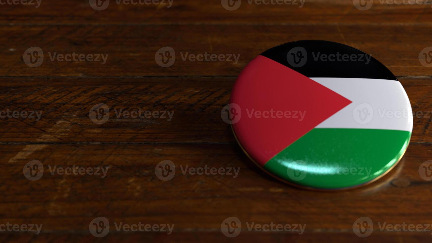 Palestine Flag-Themed Voting Badge photo