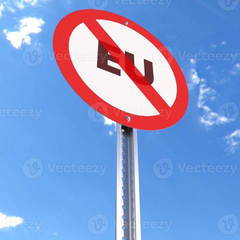 Do Not Enter - EU - Sign photo