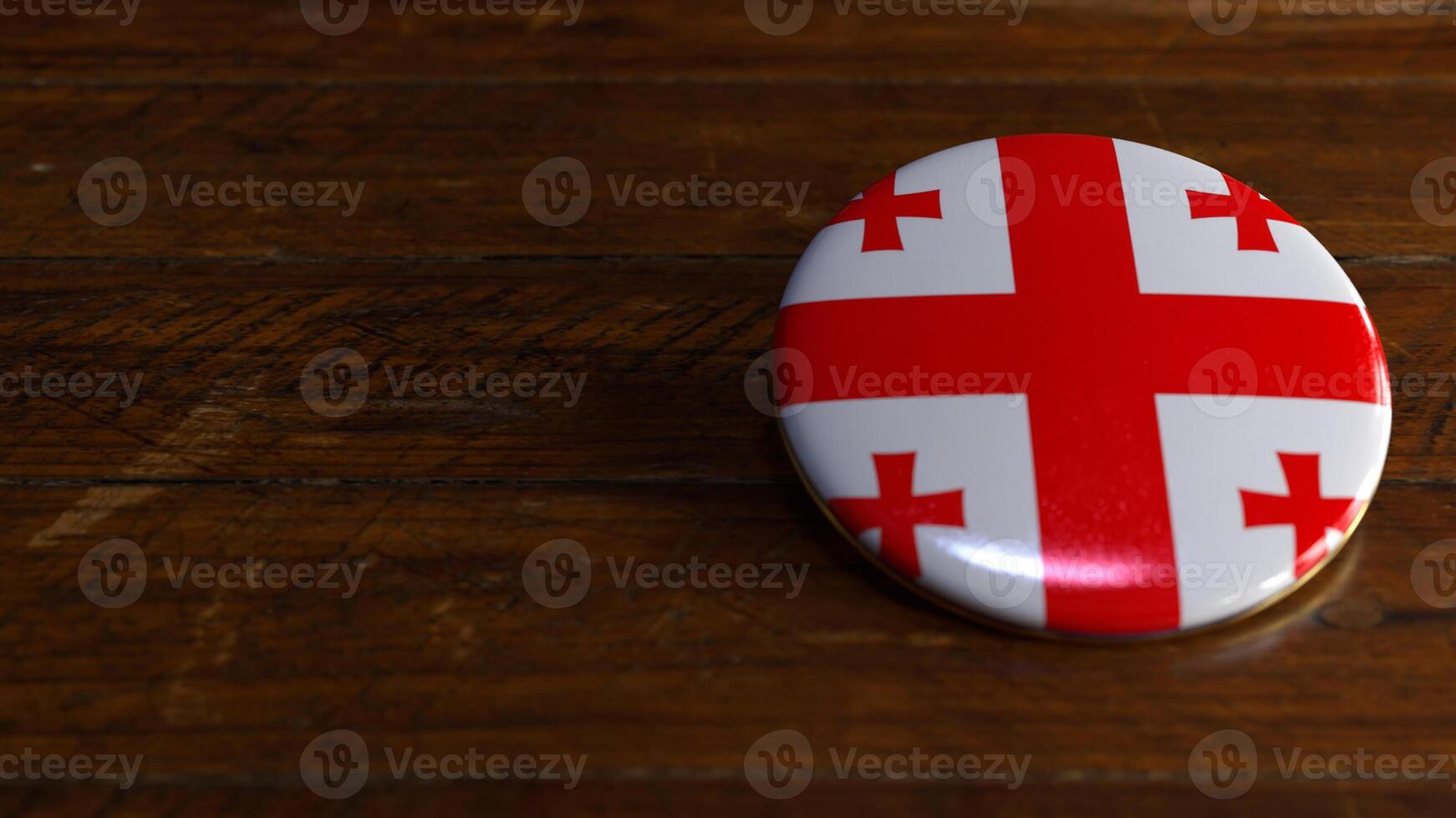Georgia Flag-Themed Voting Badge photo