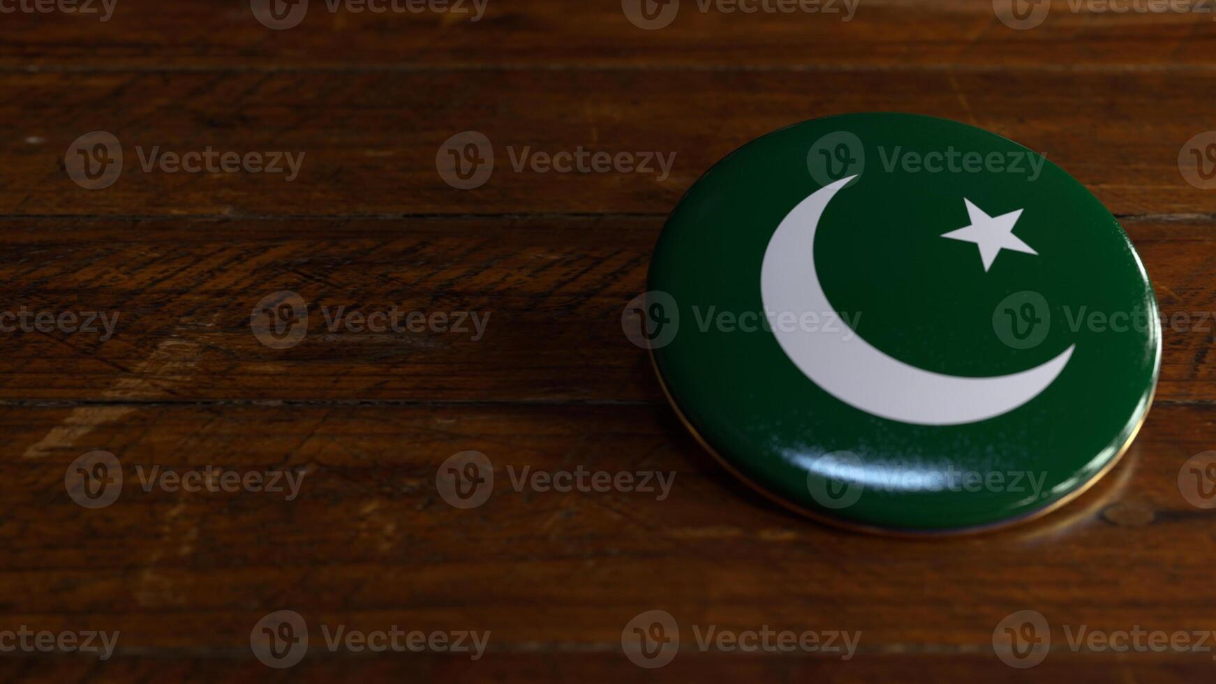 Pakistan Flag-Themed Voting Badge photo