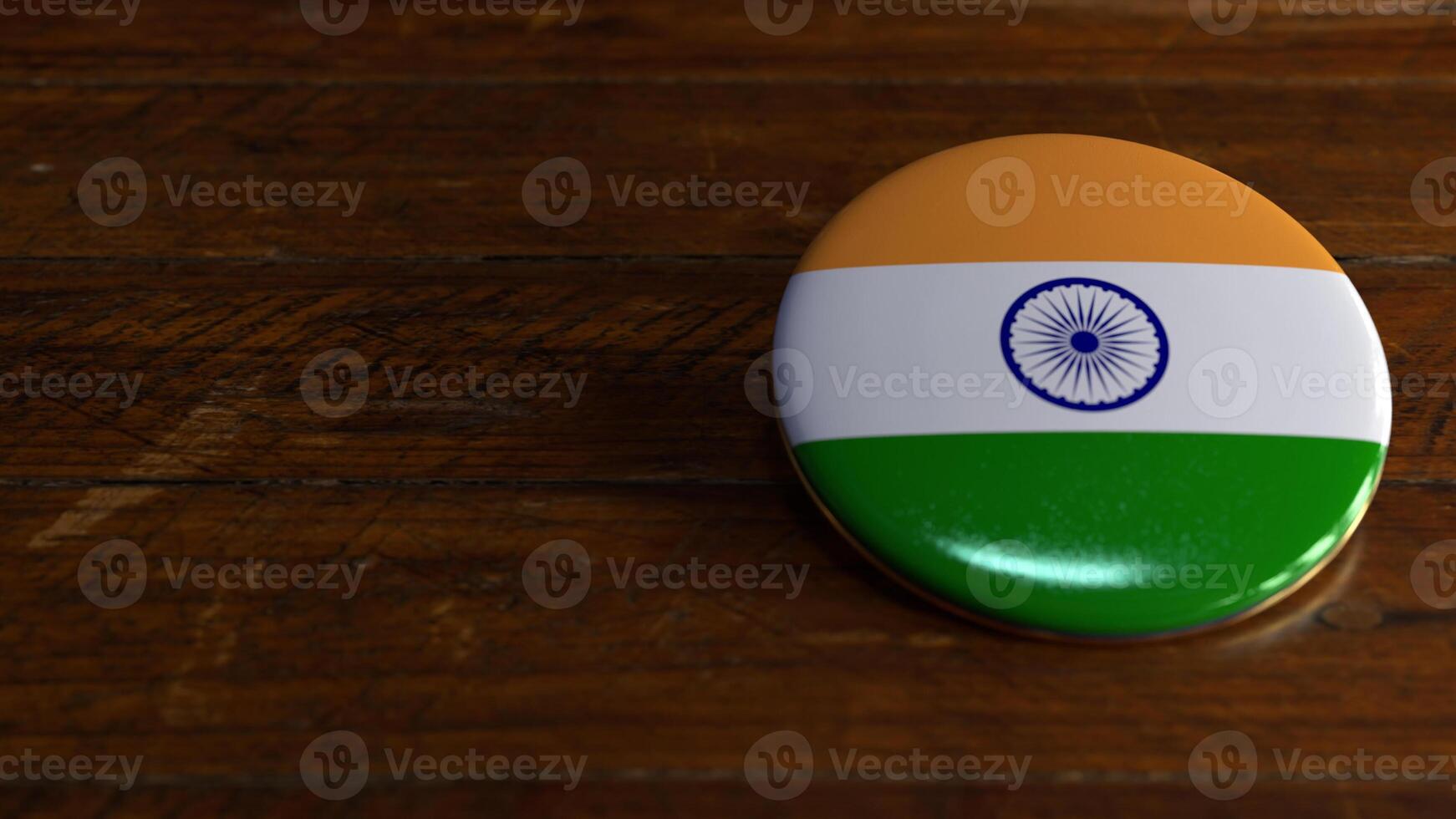 India Flag-Themed Voting Badge photo