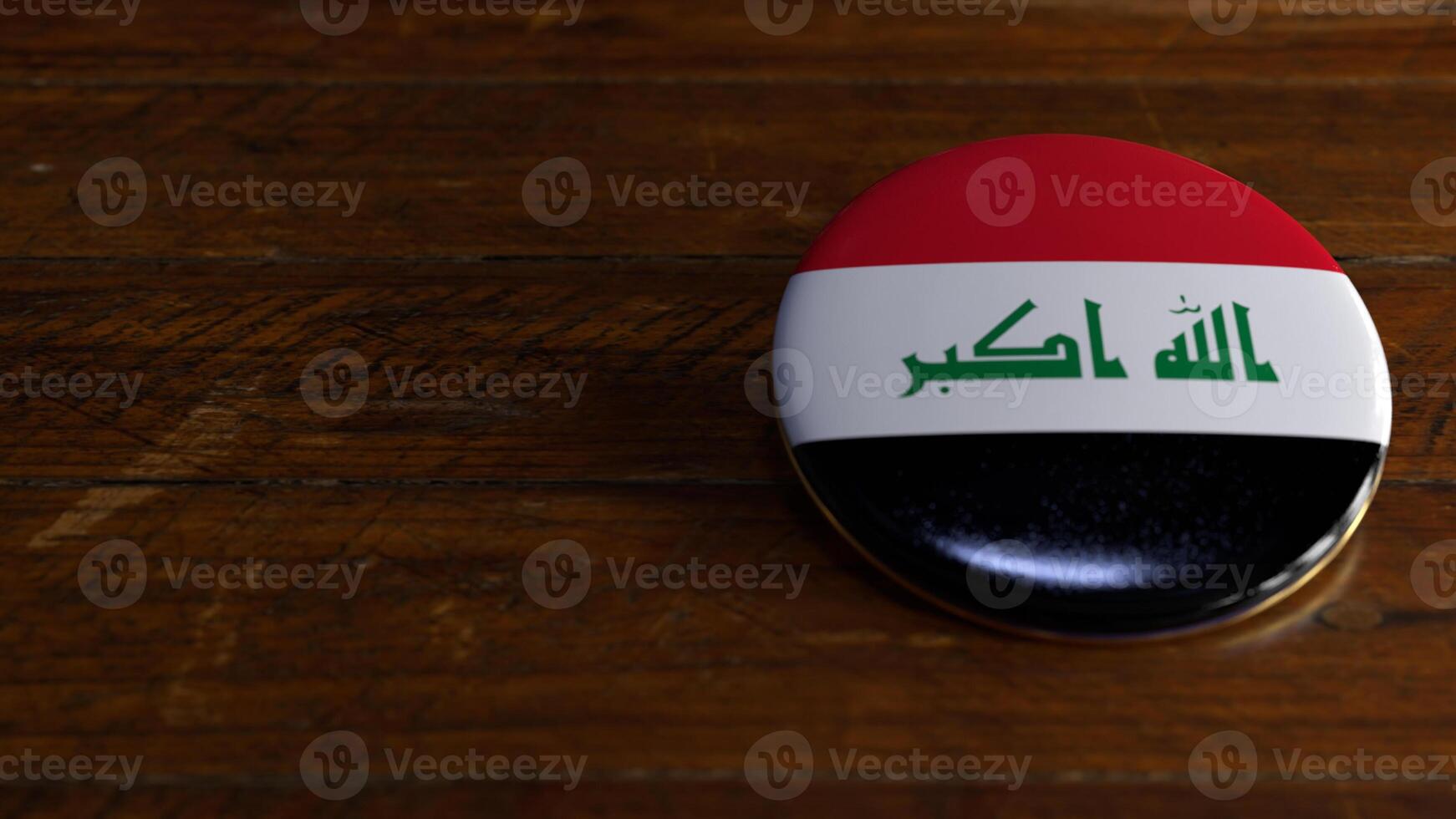 Iraq Flag-Themed Voting Badge photo