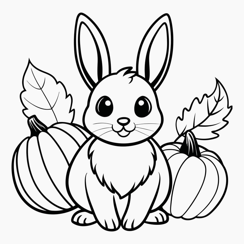Bunny Illustration for Artwork vector